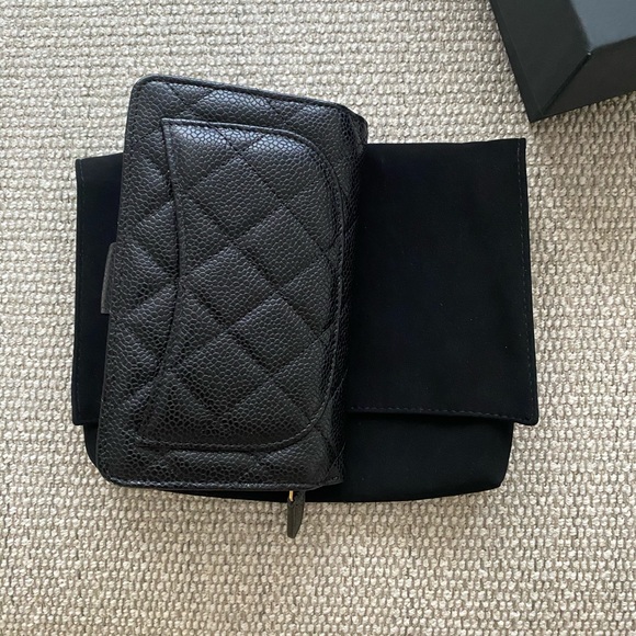 Chanel wallet black caviar, new with tags - Picture 4 of 5